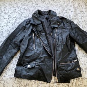 Faux Leather Jacket